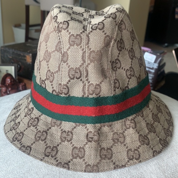 Authentic Gucci Monogram Bucket Hat - Picture 4 of 8